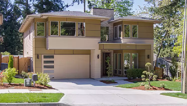 image of 2 story contemporary house plan 5537